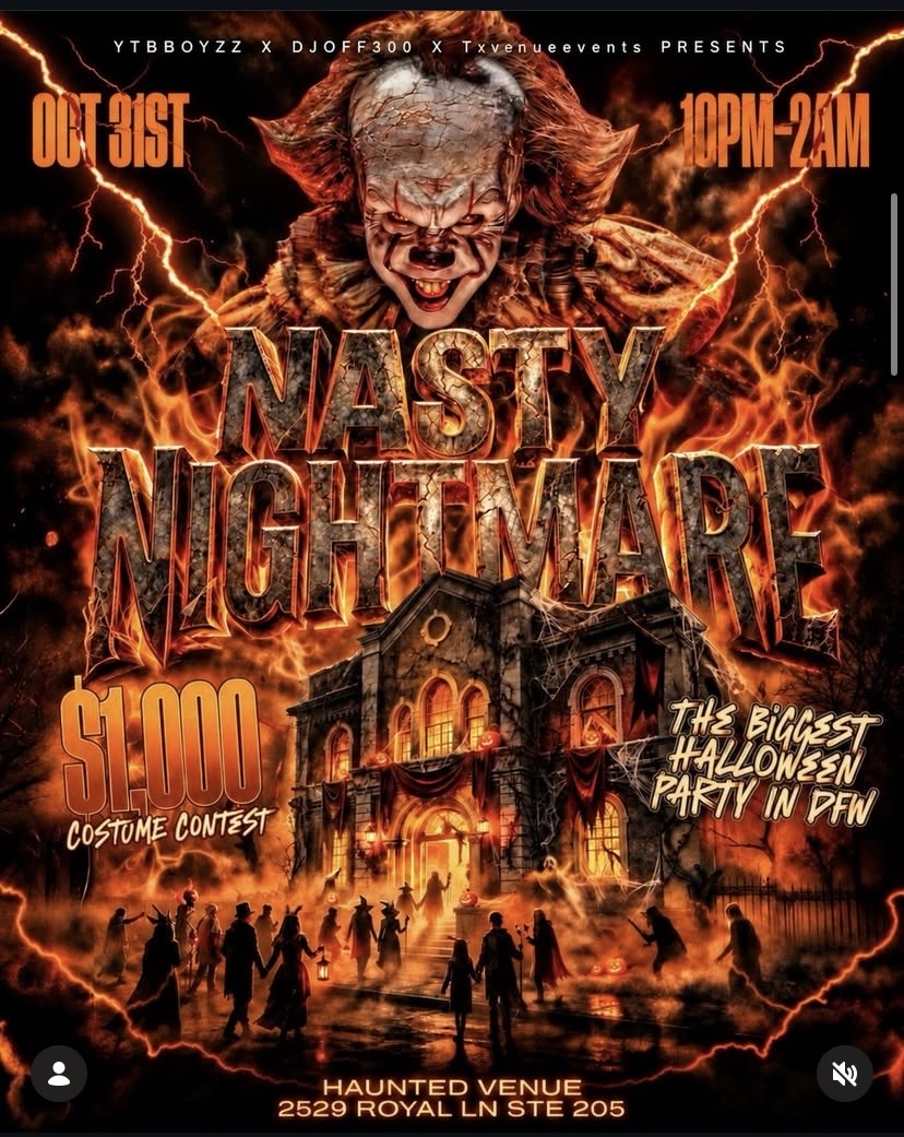Nasty Nightmare flyer