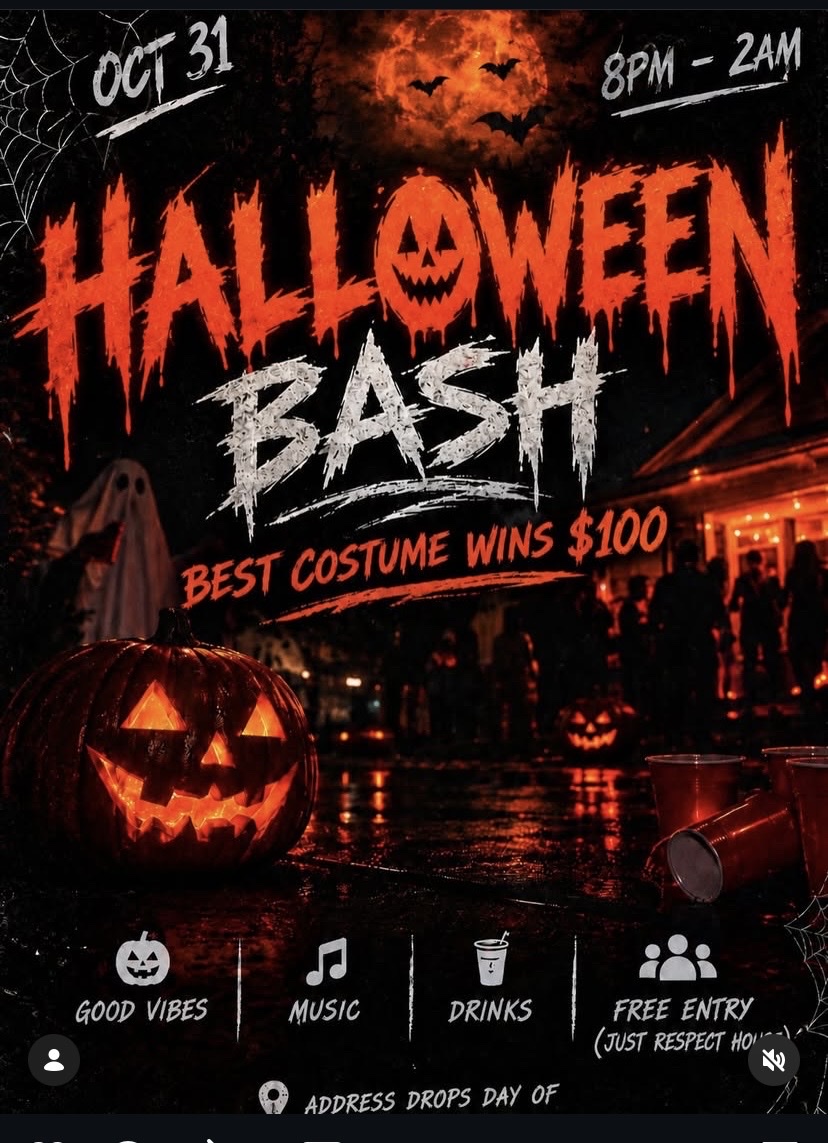 Halloween Bash flyer