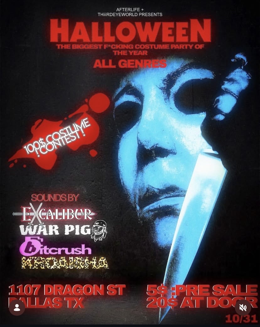 Halloween flyer