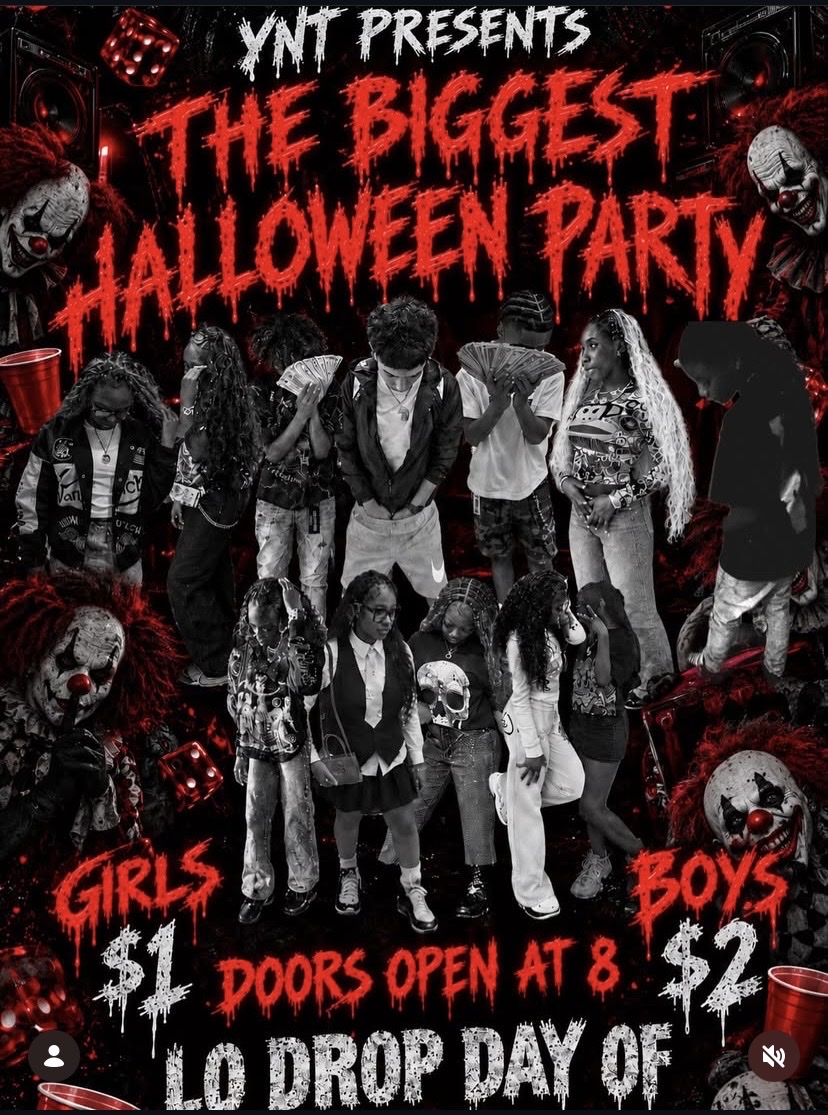 The Biggest Halloween Party flyer