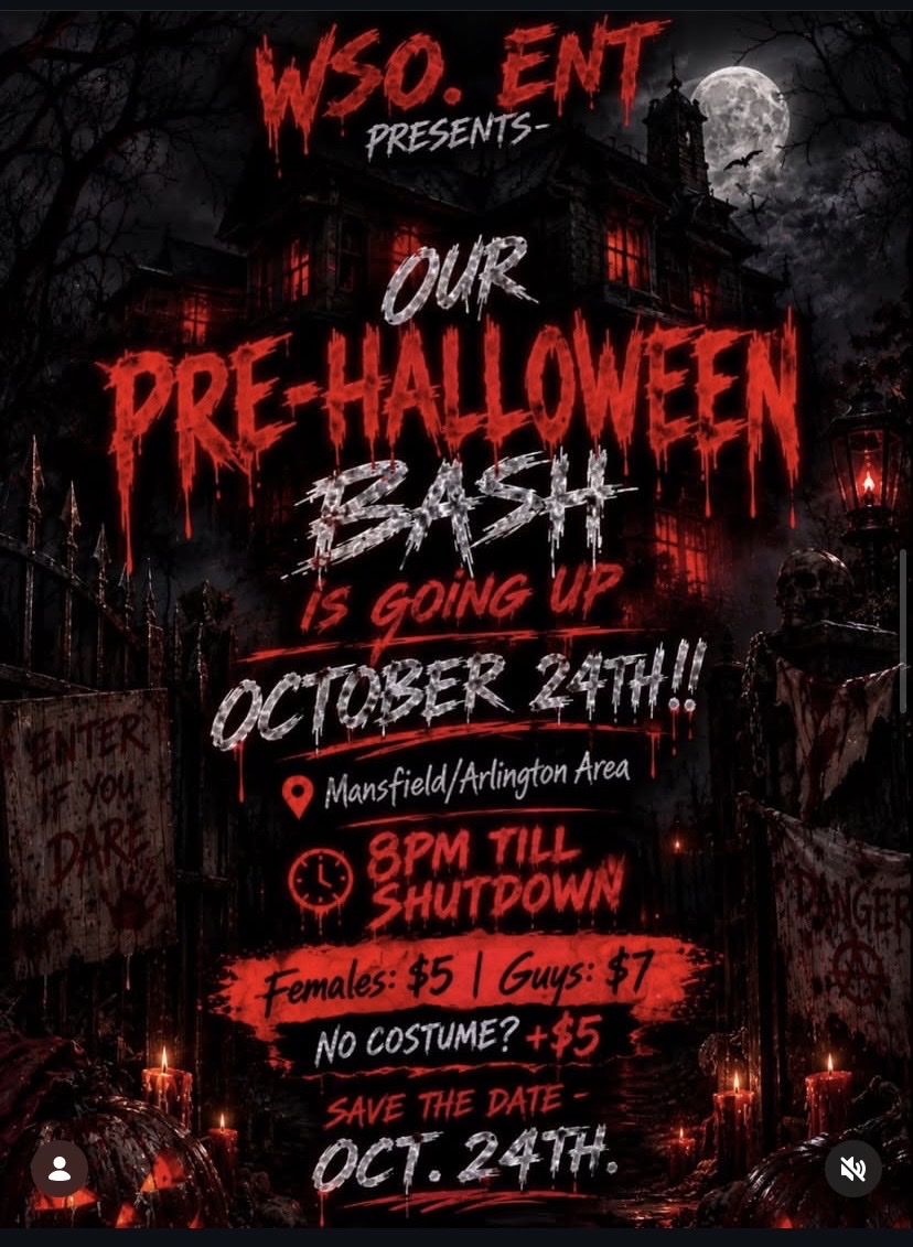 Pre Halloween Bash flyer